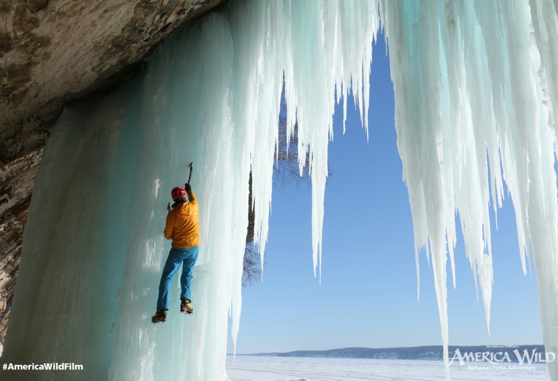 Ice Climbing in Pictured Rocks National Lakeshore