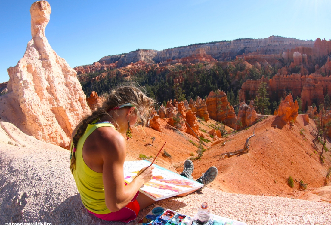 Painting in Bryce Canyon National Park